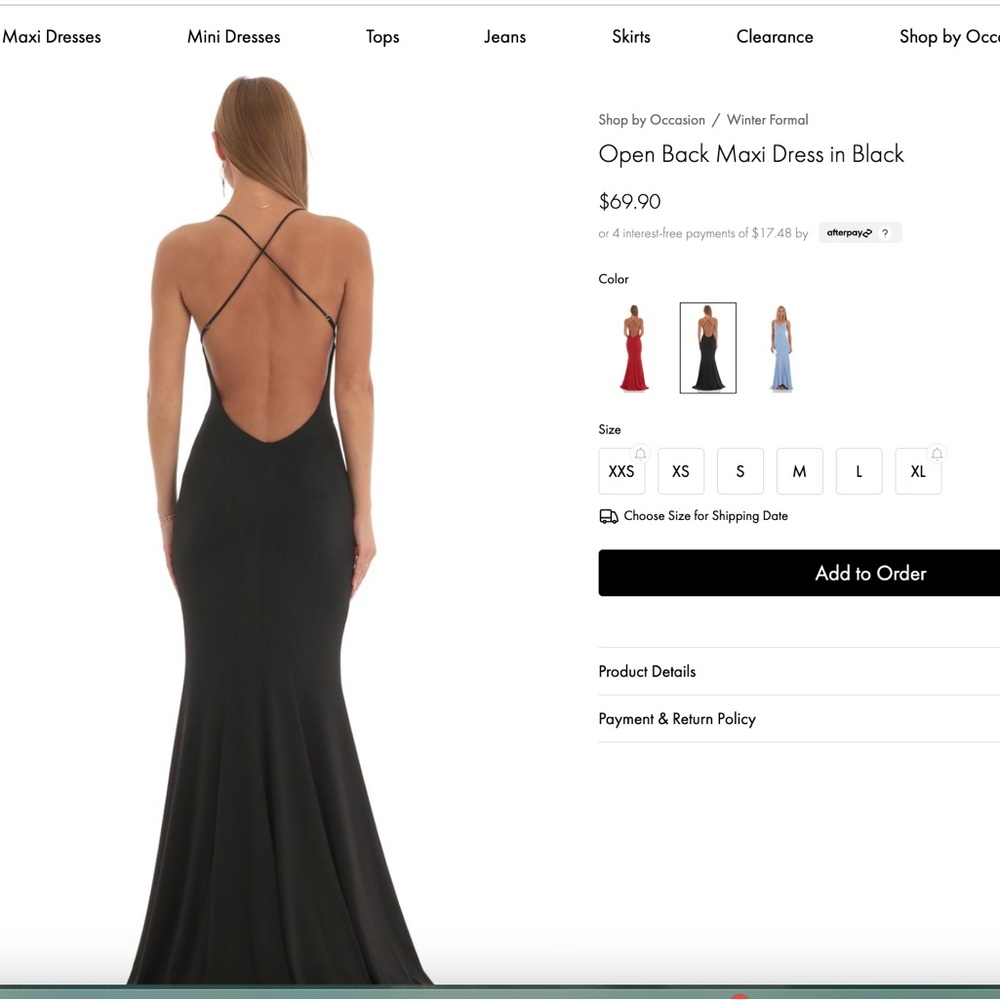 Prom dress